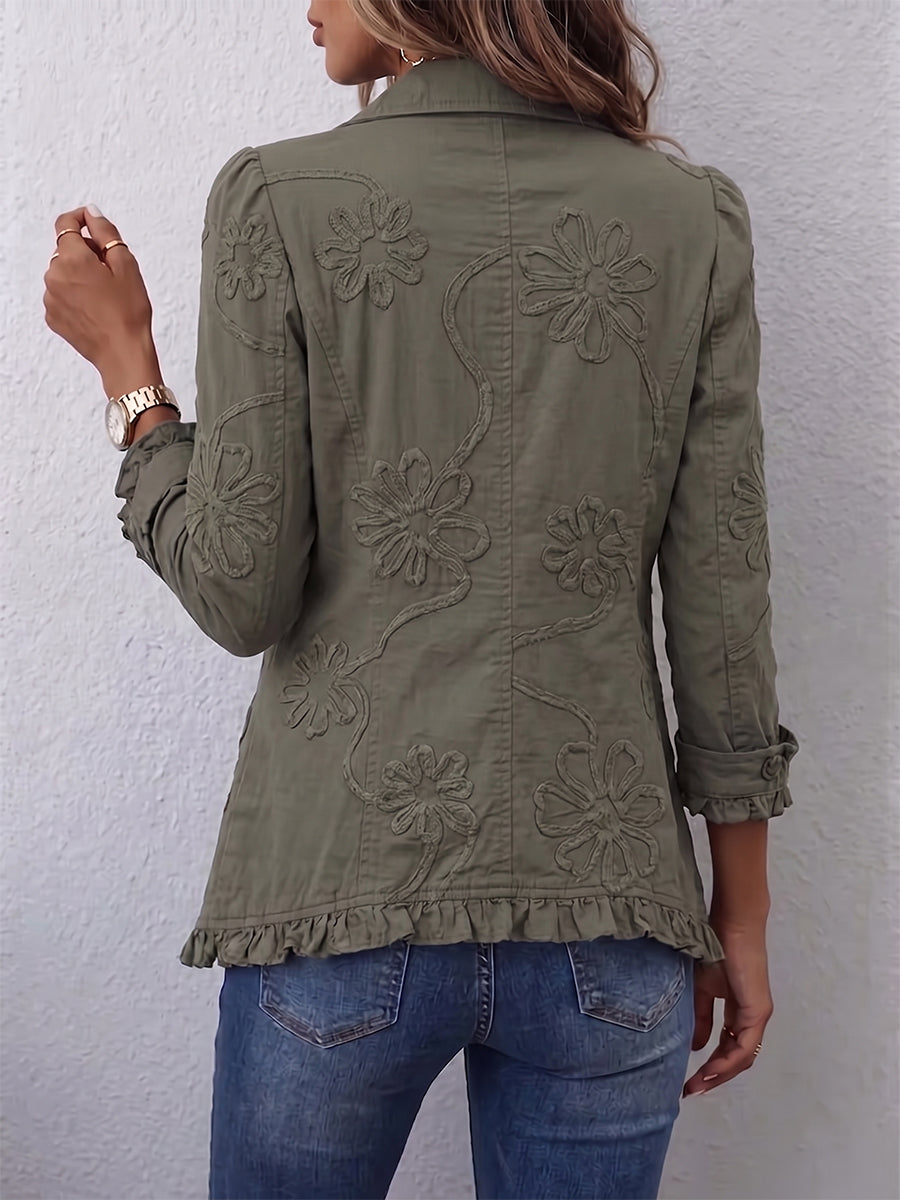 Sobrecamisa Sofía - Diseño Insignia con Volantes