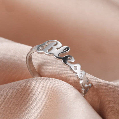 El anillo bendito — banda de plata