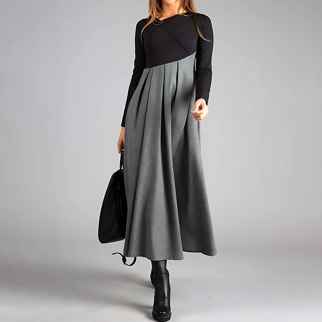 Vestido Raquel - Diseño Estructurado de Línea Fluida