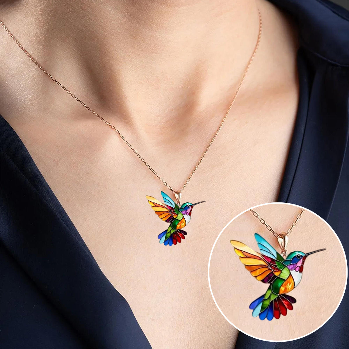El collar de colibrí — a todo color
