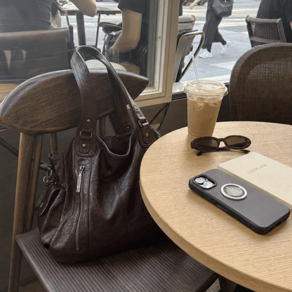 Bolso Tote Casual "Marlow" con Bolsillos Frontales