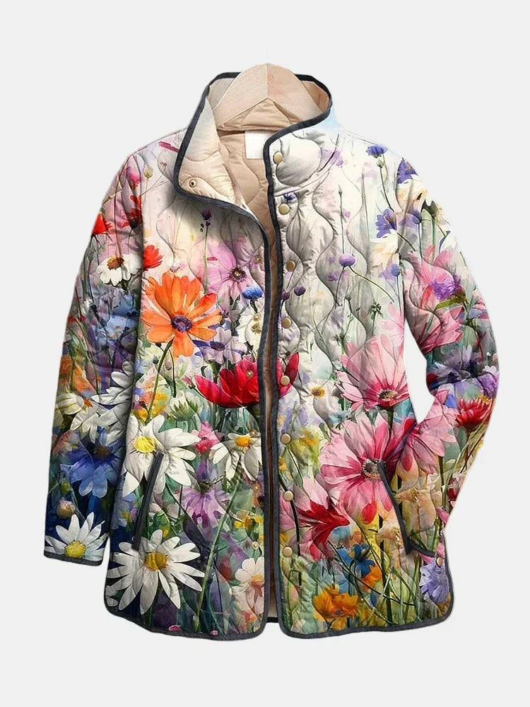 Kaia | Chaqueta acolchada floral vintage — Edición final