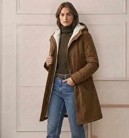 Amélie™ | Parka larga impermeable