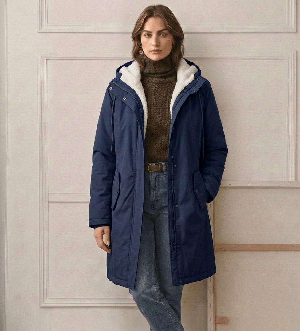 Amélie™ | Parka larga impermeable