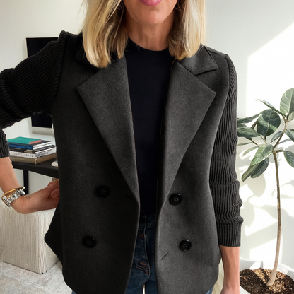 Sasha™ | Abrigo tipo blazer acanalado — Edición de aniversario
