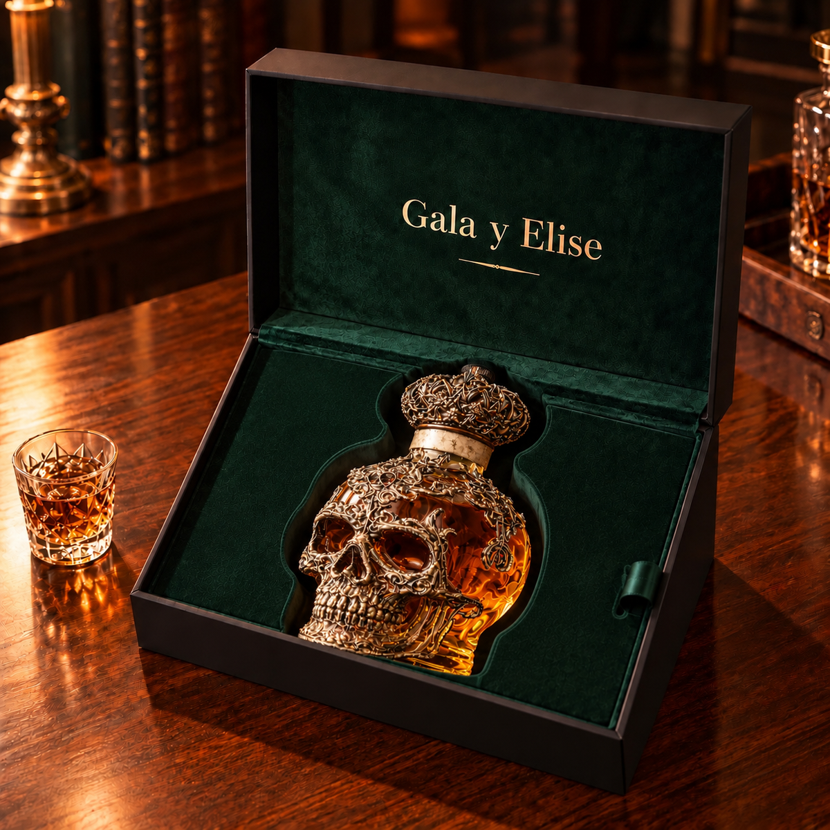 Licorera Artesanal – Edición Calavera