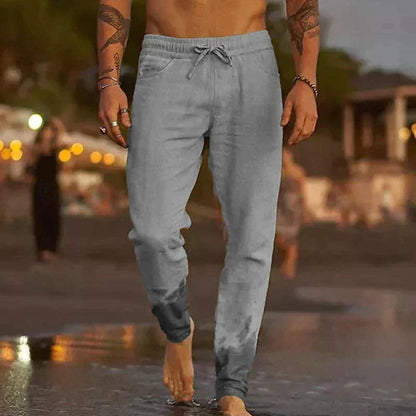Mateo Beach | El pantalón de lino veraniego y ligero por excelencia
