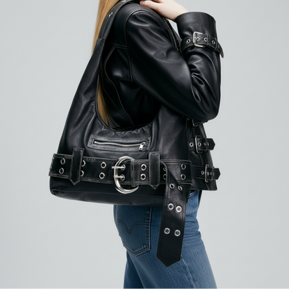 Bolso Hobo "Marlowe" con Detalle de Hebilla