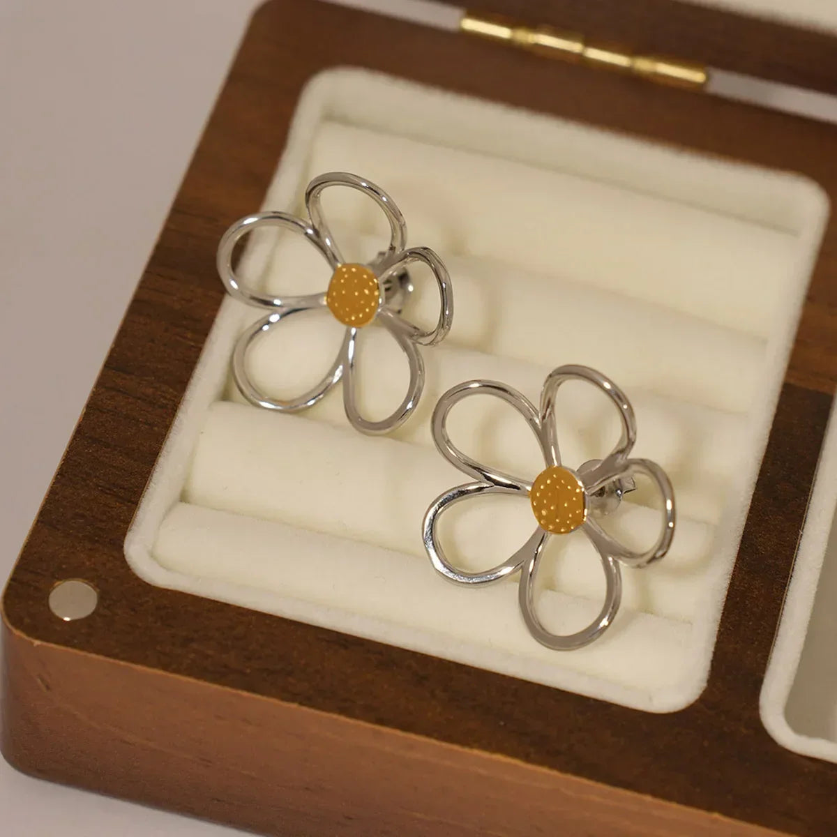Sunbound Sterling Silver Petal Earrings - Aurora Classics