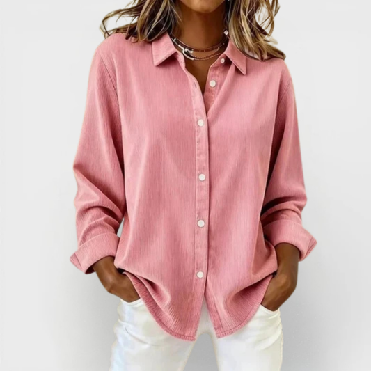 Abigail | Blusa elegante rosa para mujer