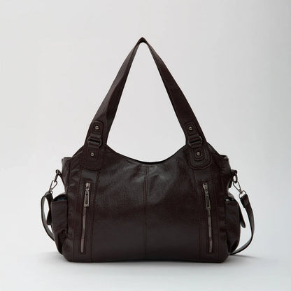 Bolso Tote Casual "Marlow" con Bolsillos Frontales