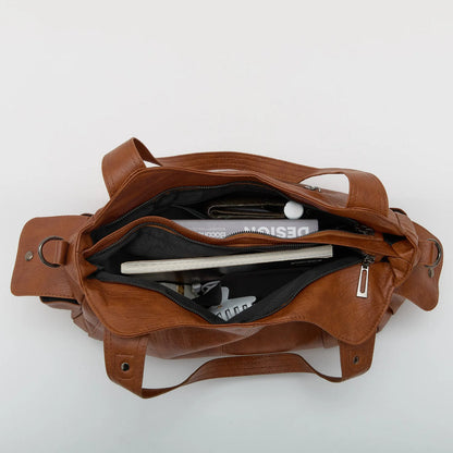 Bolso Tote Casual "Marlow" con Bolsillos Frontales