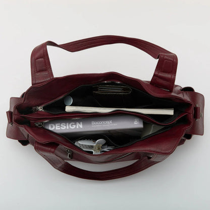 Bolso Tote Casual "Marlow" con Bolsillos Frontales
