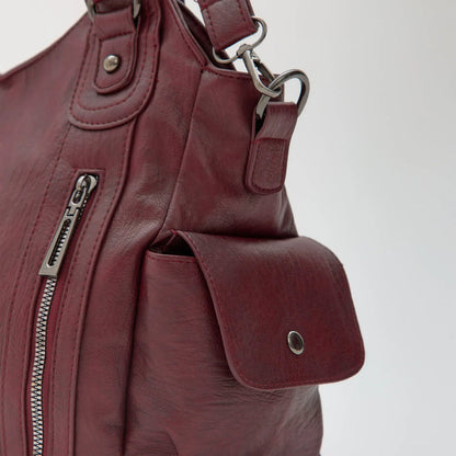 Bolso Tote Casual "Marlow" con Bolsillos Frontales
