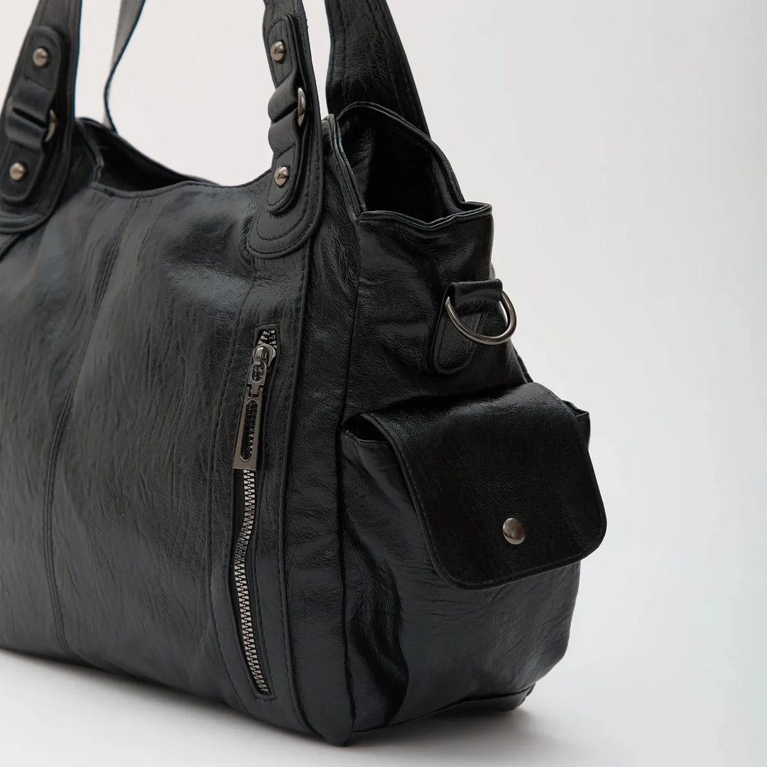 Bolso Tote Casual "Marlow" con Bolsillos Frontales
