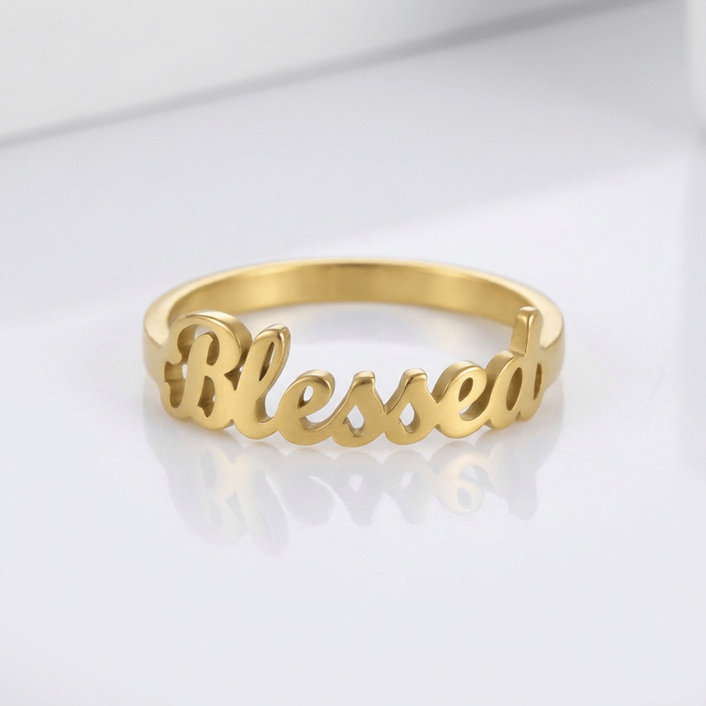 El anillo bendito — banda de plata