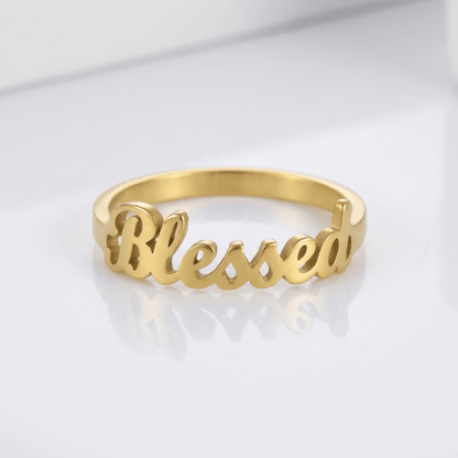 El anillo bendito — banda de plata
