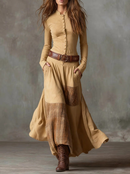 Vestido Josefina - Diseño de Texturas Combinadas