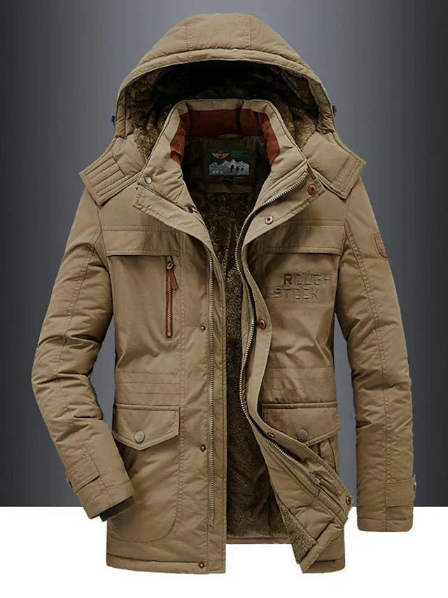 Bjorn - Warme Heren Fleece Winterjas Van Premium Wolmix - Aurora Classics