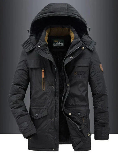 Bjorn - Warme Heren Fleece Winterjas Van Premium Wolmix - Aurora Classics
