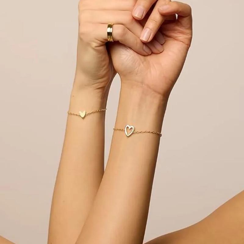 Pulsera de corazones a juego