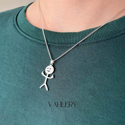 F – Collar con un dedo medio