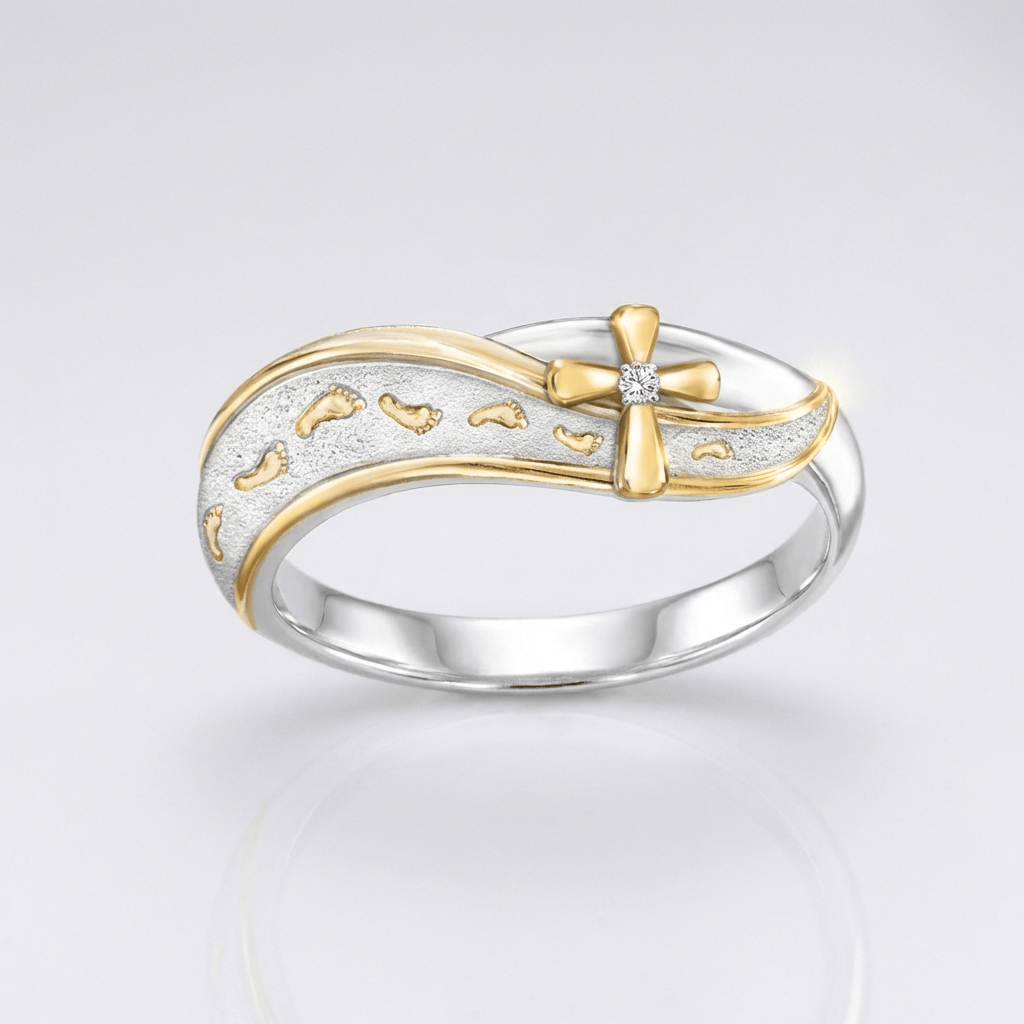 El anillo del viaje — alianza de plata de madre