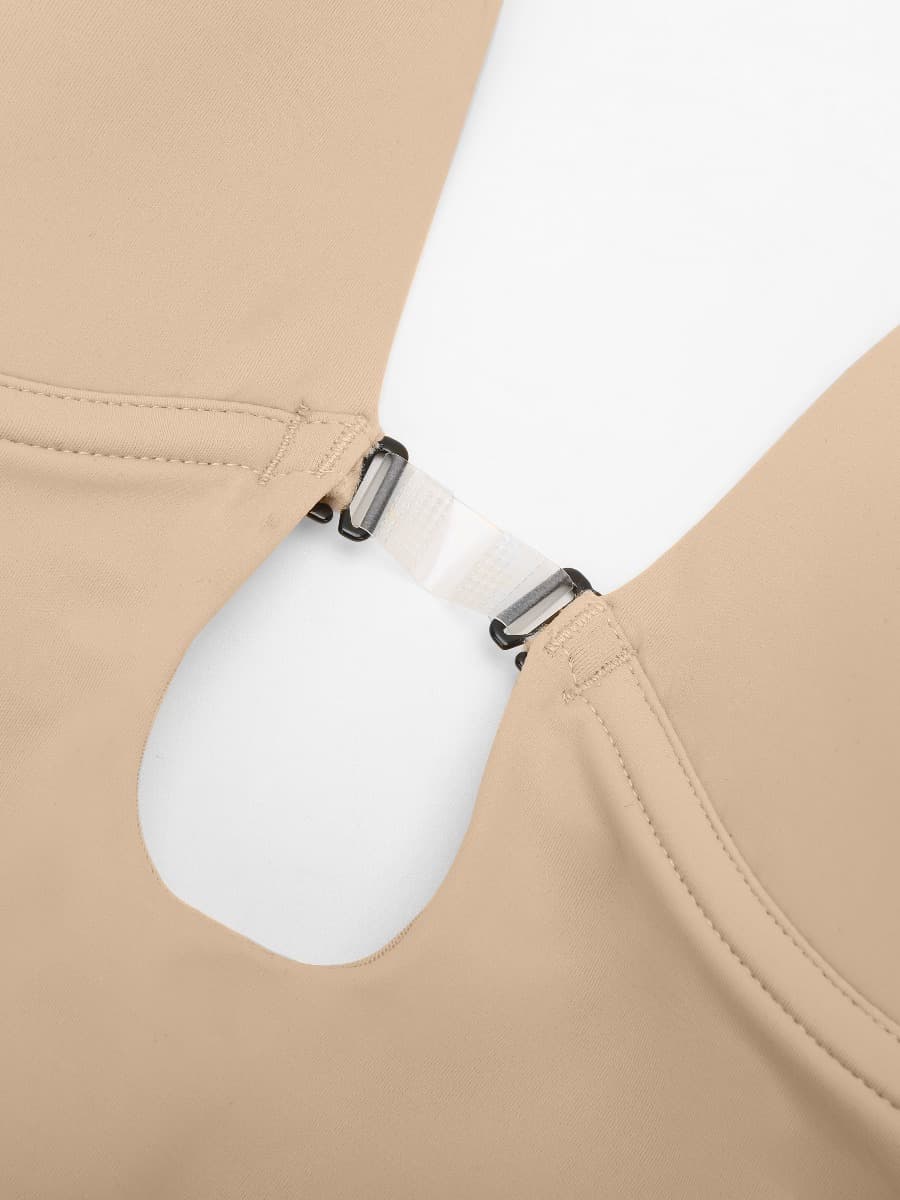 Bloom ™ |  Plunge Bodysuit met Verwijderbare Pads - Aurora Classics