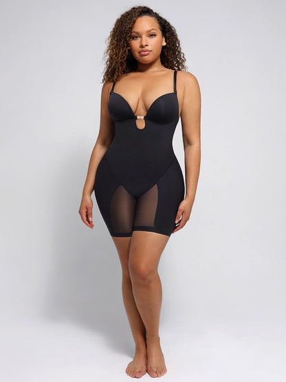 Bloom ™ |  Plunge Bodysuit met Verwijderbare Pads - Aurora Classics