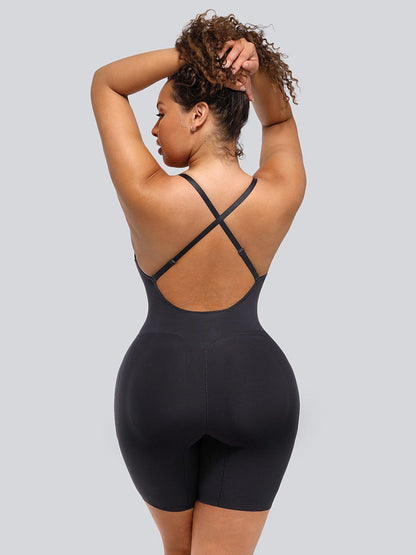 Bloom ™ |  Plunge Bodysuit met Verwijderbare Pads - Aurora Classics