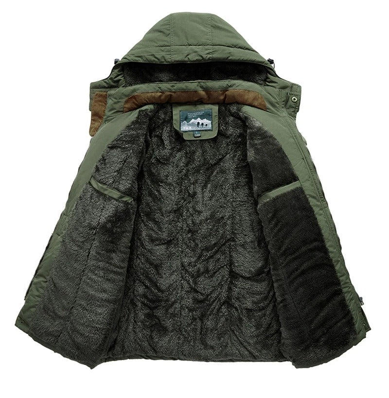 Bjorn - Warme Heren Fleece Winterjas Van Premium Wolmix - Aurora Classics